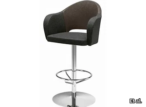 AGATHA 383 - Swivel upholstered stool with armrests _ Et al.