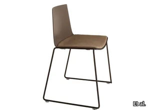 CUBA 622N - Sled base chair with integrated cushion _ Et al.