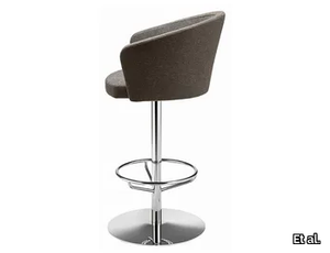 KICCA 320 - Swivel upholstered stool with armrests _ Et al.