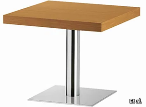 XT 479BT - Square steel and wood table _ Et al.