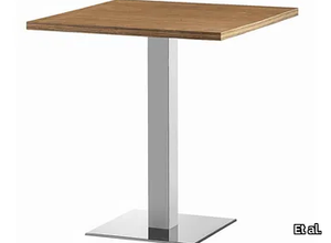 XT 479Q - Square steel and wood table _ Et al.