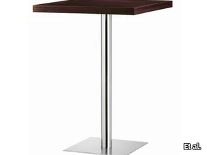 XT 480AT - Square steel and wood high table _ Et al.