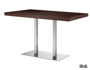 XT 496Q - Rectangular steel and wood table _ Et al.