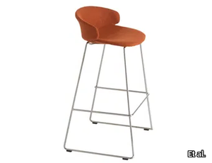 CLASSY 1085M - Sled base high fabric stool _ Et al.