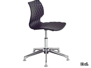 UNI 558-DP - Swivel plastic office chair with 5-Spoke base _ Et al.