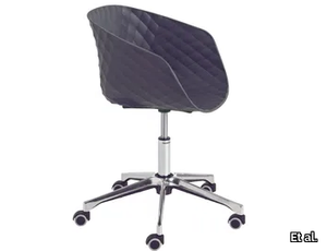 UNI-KA 597DR - Office chair with castors with armrests with 5-Spoke base _ Et al.