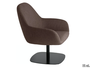 MYRA 676 - Swivel fabric armchair with armrests _ Et al.