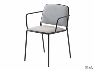 RING 671 - Upholstered fabric chair with armrests _ Et al.