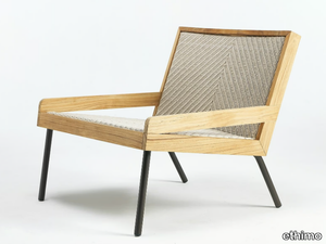 ALLAPERTO NAUTIC - Teak armchair with armrests _ Ethimo