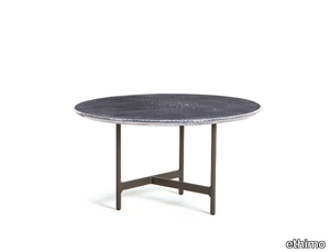 CALIPSO - Round lava stone coffee table _ Ethimo