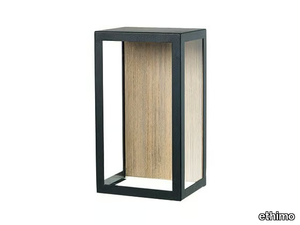 CARRÈ - LED teak Outdoor wall Lamp _ Ethimo