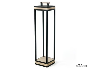 CARRÈ XL - LED teak floor lamp _ Ethimo