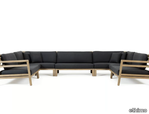 COSTES - Modular fabric garden sofa _ Ethimo