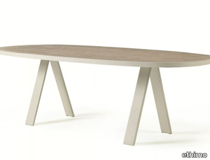 ESEDRA - Oval teak garden table _ Ethimo