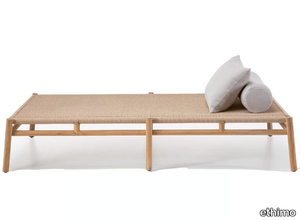 KILT - Rope and teak garden daybed _ Ethimo