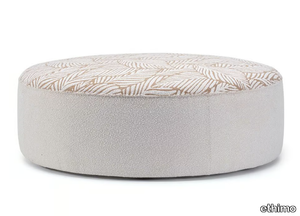 ISOLA - Round fabric garden pouf _ Ethimo