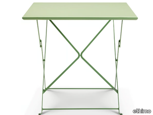 FLOWER - Folding metal garden table _ Ethimo