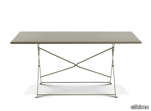 FLOWER - Folding metal dining table _ Ethimo