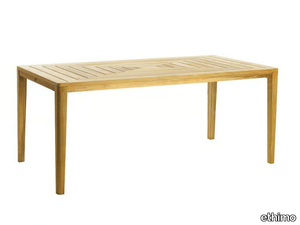 FRIENDS - Rectangular wooden garden table _ Ethimo