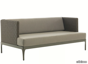 INFINITY - 3 seater Ethimo LightWick® garden sofa _ Ethimo