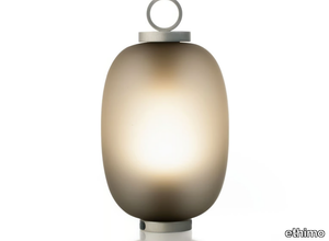 LUCERNA - LED metal table lamp with rechargeable battery _ Ethimo