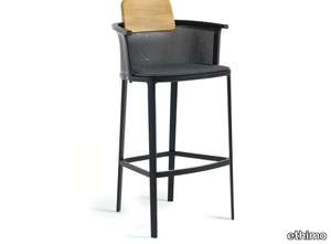 NICOLETTE - High aluminium garden stool _ Ethimo