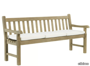 NOTTING HILL - Wooden garden bench with armrests _ Ethimo