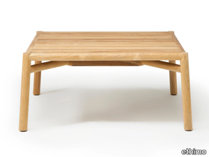 KILT - Teak garden side table _ Ethimo