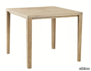 FRIENDS - Square wooden garden table _ Ethimo