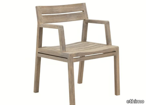 COSTES - Teak garden chair with armrests _ Ethimo