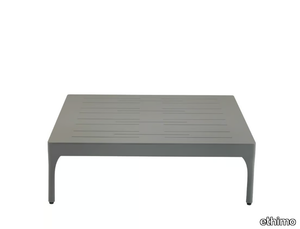 INFINITY - Square aluminium garden side table _ Ethimo