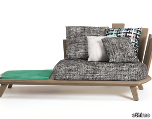 RAFAEL - Teak garden daybed with coffee table _ Ethimo