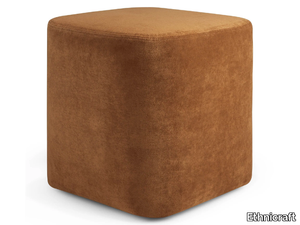 CUBE - Square velvet pouf _ Ethnicraft