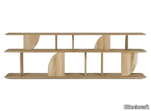 GEOMETRIC - Open oak bookcase _ Ethnicraft