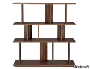 IRREGULAR - Open teak bookcase _ Ethnicraft