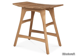 OSSO - Teak garden stool with footrest _ Ethnicraft