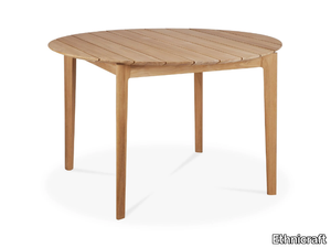 TEAK BOK - Round teak garden table _ Ethnicraft