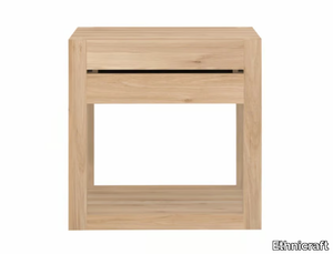 OAK AZUR - Solid wood bedside table with drawers _ Ethnicraft