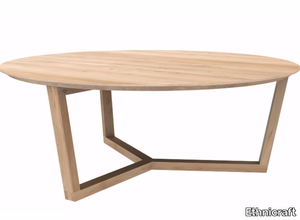 OAK TRIPOD TABLE - Round oak coffee table _ Ethnicraft