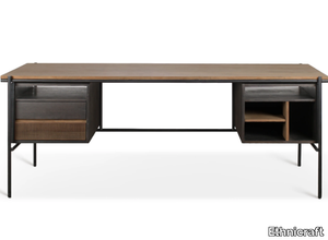 OSCAR - Rectangular oak writing desk with drawers _ Ethnicraft