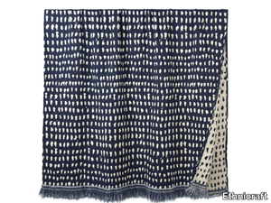 NAVY DOTS - Fabric lap robe _ Ethnicraft