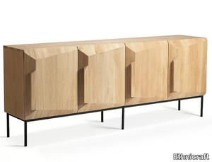 STAIRS - Oak sideboard with doors _ Ethnicraft