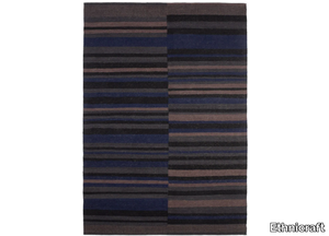 COBALT KILIM - Striped handmade wool rug _ Ethnicraft