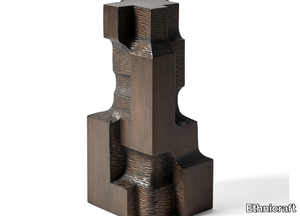 ESPRESSO BLOCK ORGANIC - Mahogany sculpture _ Ethnicraft