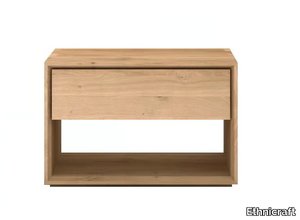 OAK NORDIC - Solid wood bedside table with drawers _ Ethnicraft