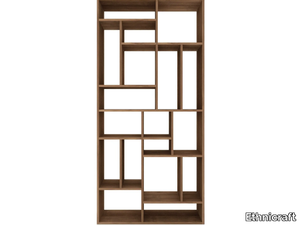 TEAK M-RACK - Open double-sided teak bookcase _ Ethnicraft