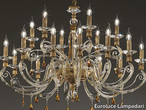 VENERE L12+6 TOP - Chandelier with Swarovski® Crystals _ Euroluce Lampadari