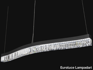 WAY CURVE - LED crystal pendant lamp _ Euroluce Lampadari