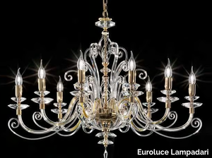 ALICANTE ELLIPSE L10 - Crystal chandelier with Swarovski® Crystals _ Euroluce Lampadari