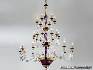 BAROCCO L12+12+6 - Chandelier with Swarovski® Crystals _ Euroluce Lampadari